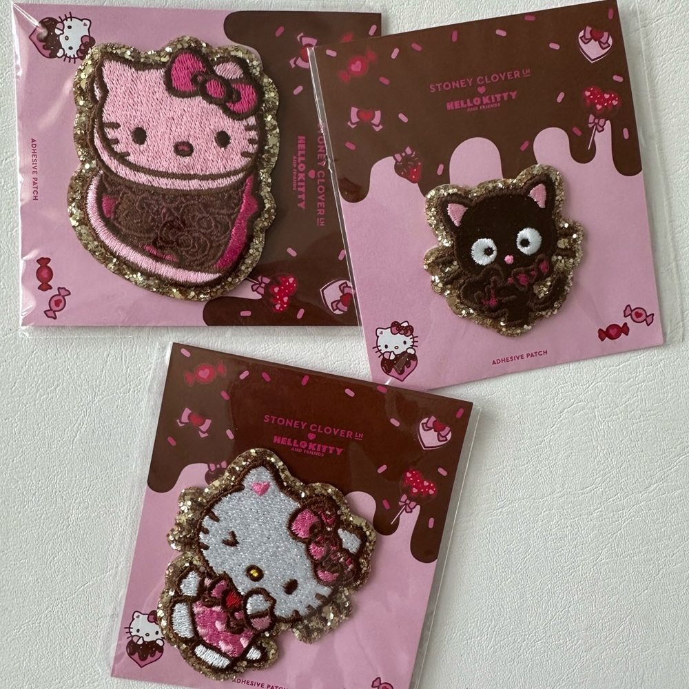 NWT Stoney Clover Lane Hello Kitty Pouches